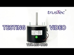 Trustec YDK-185-4A80 팬 코일 유닛 모터 테스트 실행.