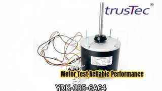 Changzhou Trustec YDK-185-6A64 콘덴서 팬 모터 테스트.