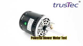 YDK-375-6B64 AC 송풍기 모터 테스트 | 1/2HP, 318-410V, 50Hz, 920RPM 작동